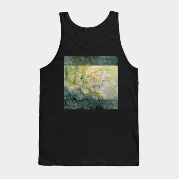 White Stag Emerald Forest Tank Top by stephlaw